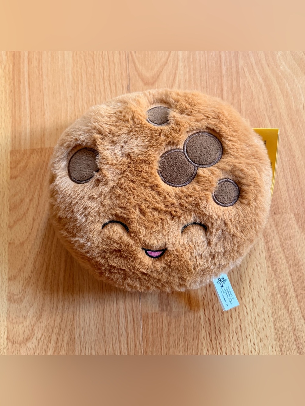 Foodie Friends Chip Cookie Plush, Mini Pillow 7-inch.